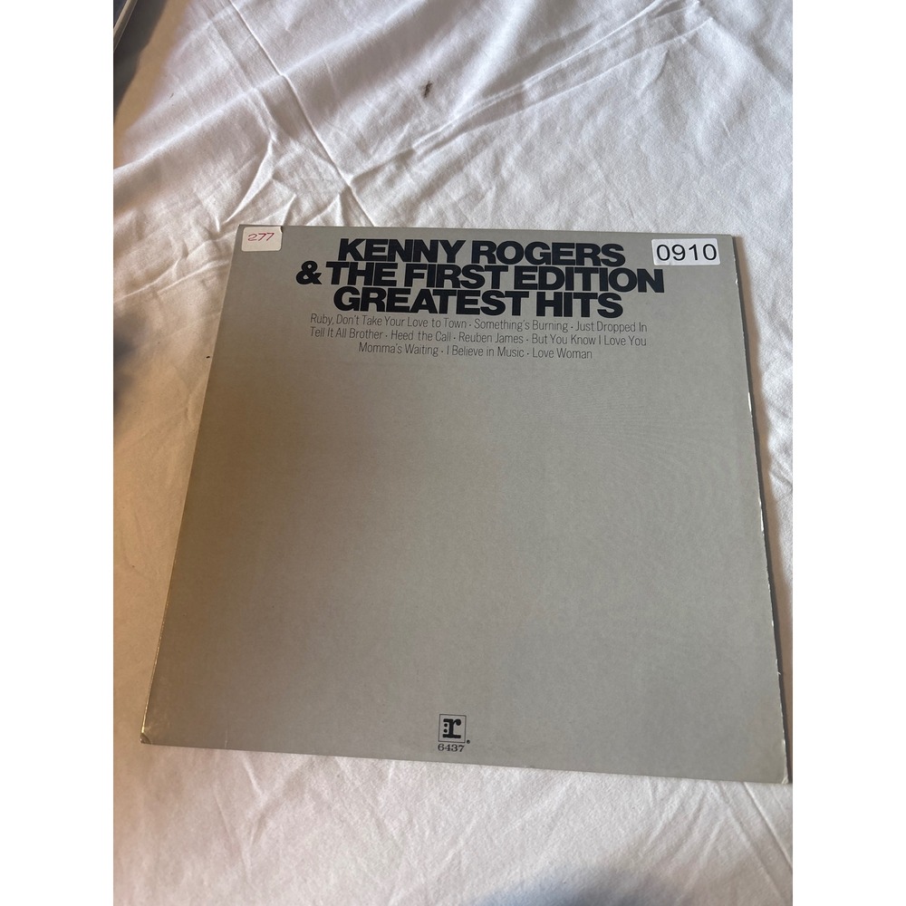 Reprise Kenny Rogers & The First Edition Greatest Hits Vinyl LP 12" Grey Good